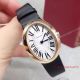 2017 Clone Cartier Baignoire Gold White Dial Black Spun silk Band 25mm Watch (3)_th.jpg